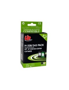PACK HP 338 / 343 - 2 CARTOUCHES